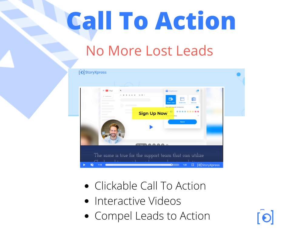Video Call to action CTA