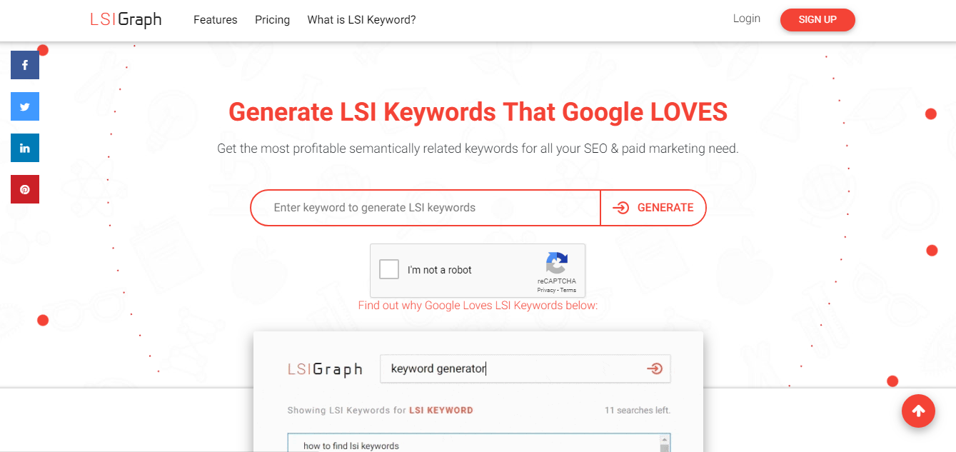  LSI Graph - Generate LSI Keywords