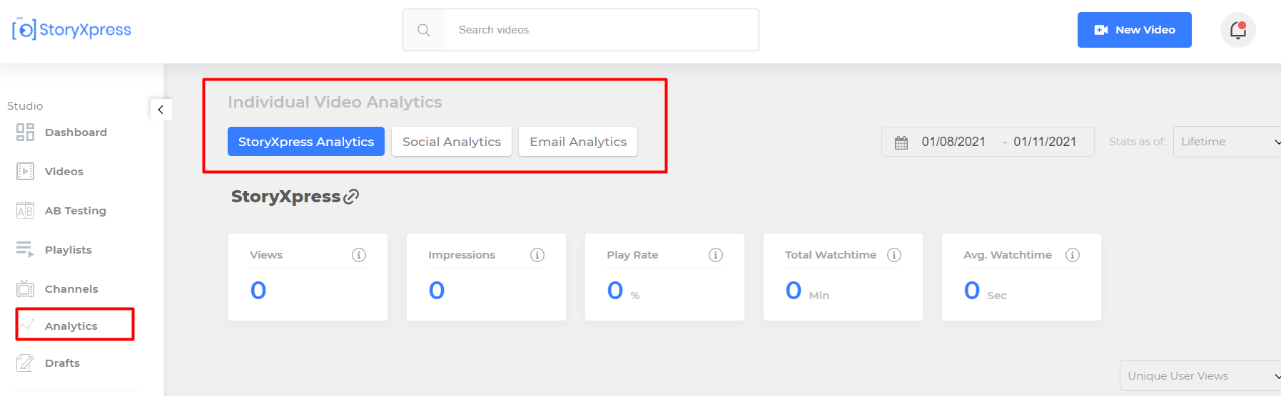 Tracking Video Analytics