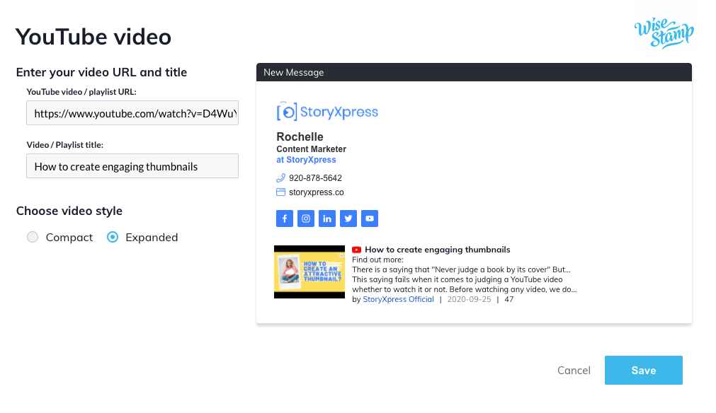 Wisestamp-video-email-signature-maker